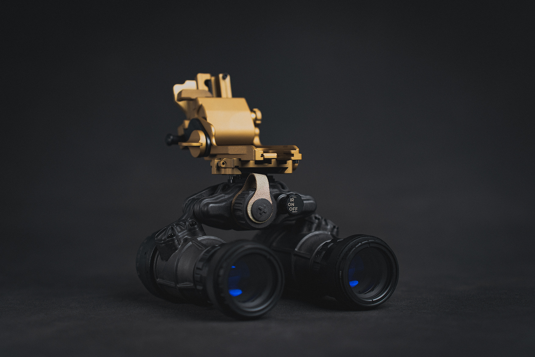 Cadex Low Profile Flip Up NVG Mount - Breakaway attached to DTNVS Night Vision