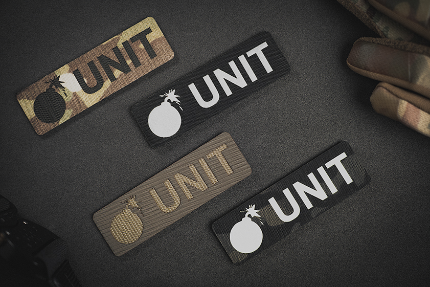 LOF Bomb Unit Patch in a variety of colours