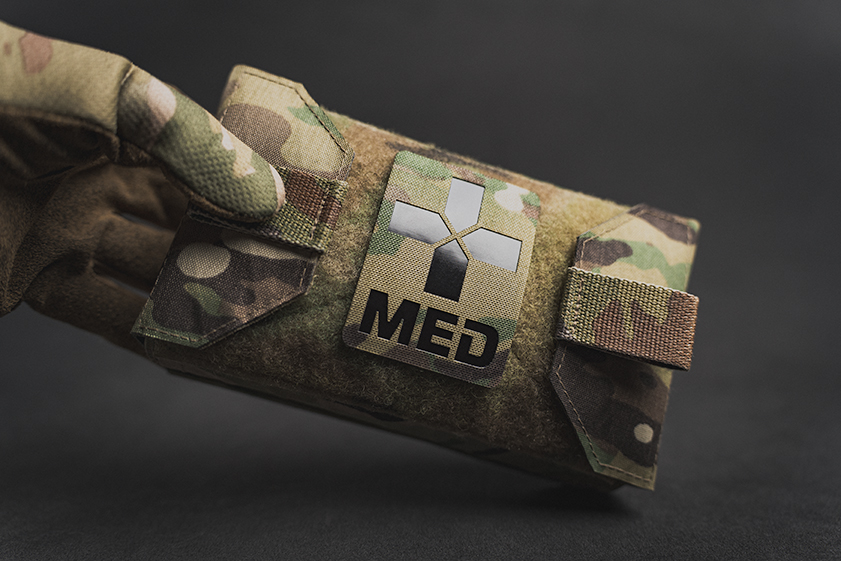 Laser-cut MED IR patch on LOF Defence IFAK