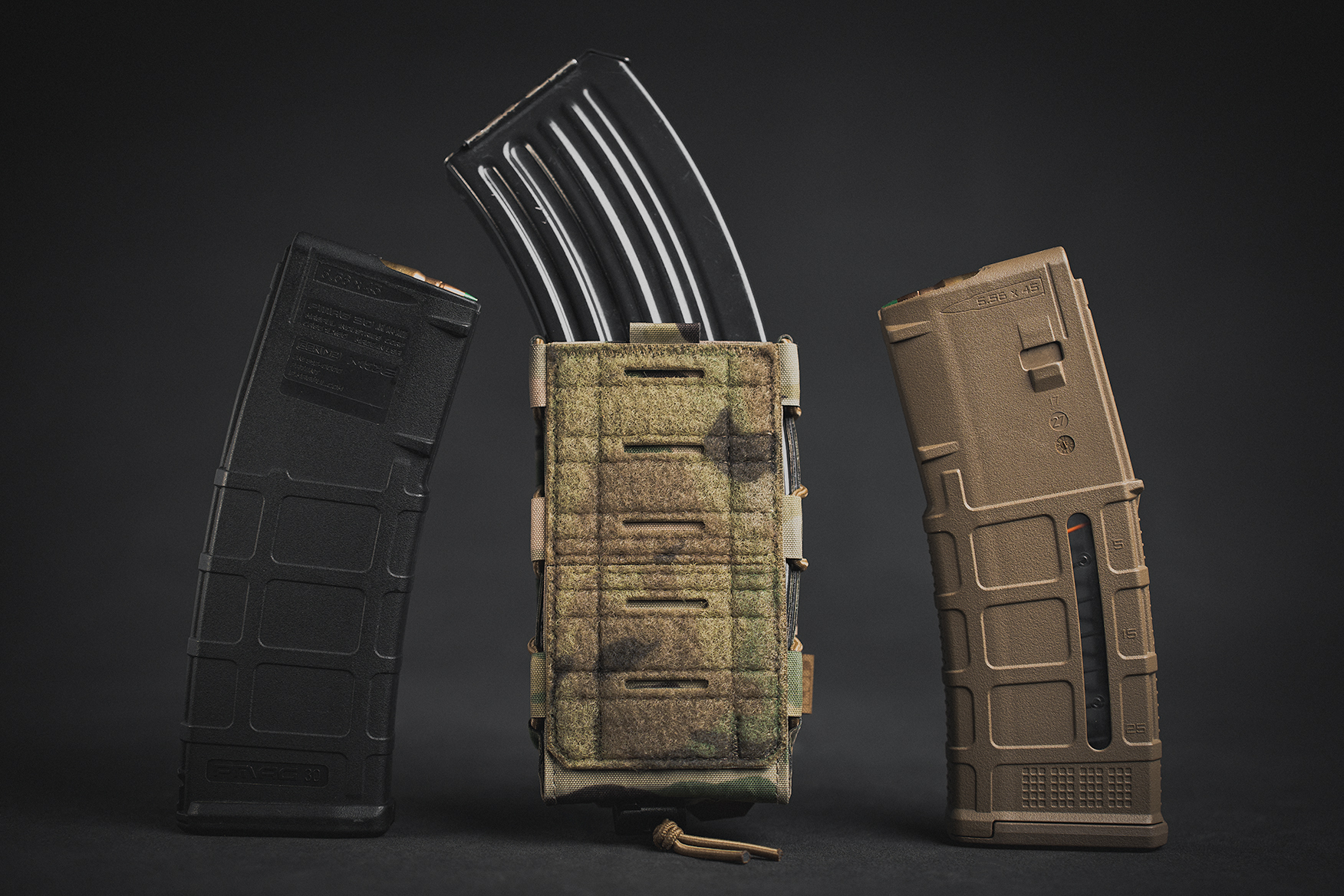 Pro-Fusion Rifle Mag Pouch showing all magazine styles