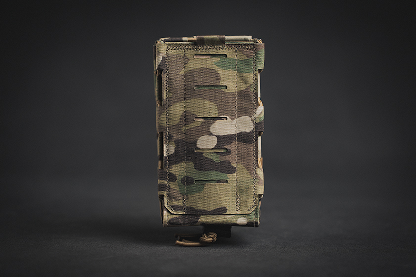 Double Pro-Fusion Rifle Pouch with Single MOLLE row without Loop Velcro
