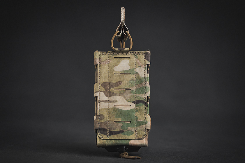 Pro-Fusion Rifle Pouch with Bungee Retention Single MOLLE with NO LOOP Velcro