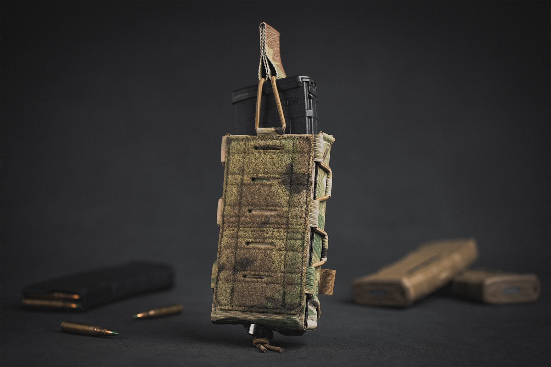 Pro-Fusion Rifle Mag Pouch showing all magazine styles