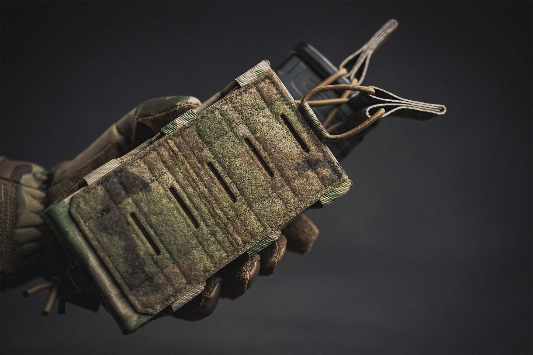 Pro-Fusion Double Bungee Rifle Pouch made using CNC robotics