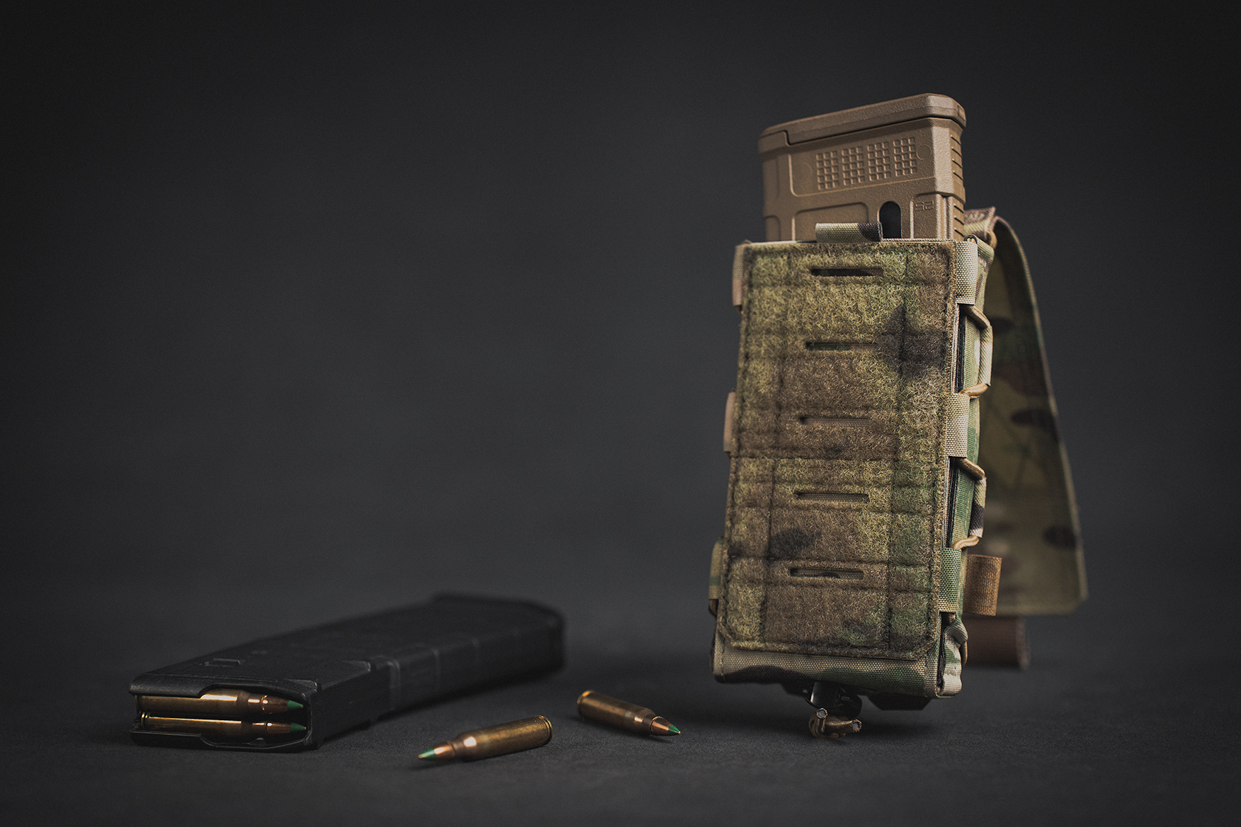 Pro-Fusion Rifle Mag Pouch with Flap Retention showing all magazine styles