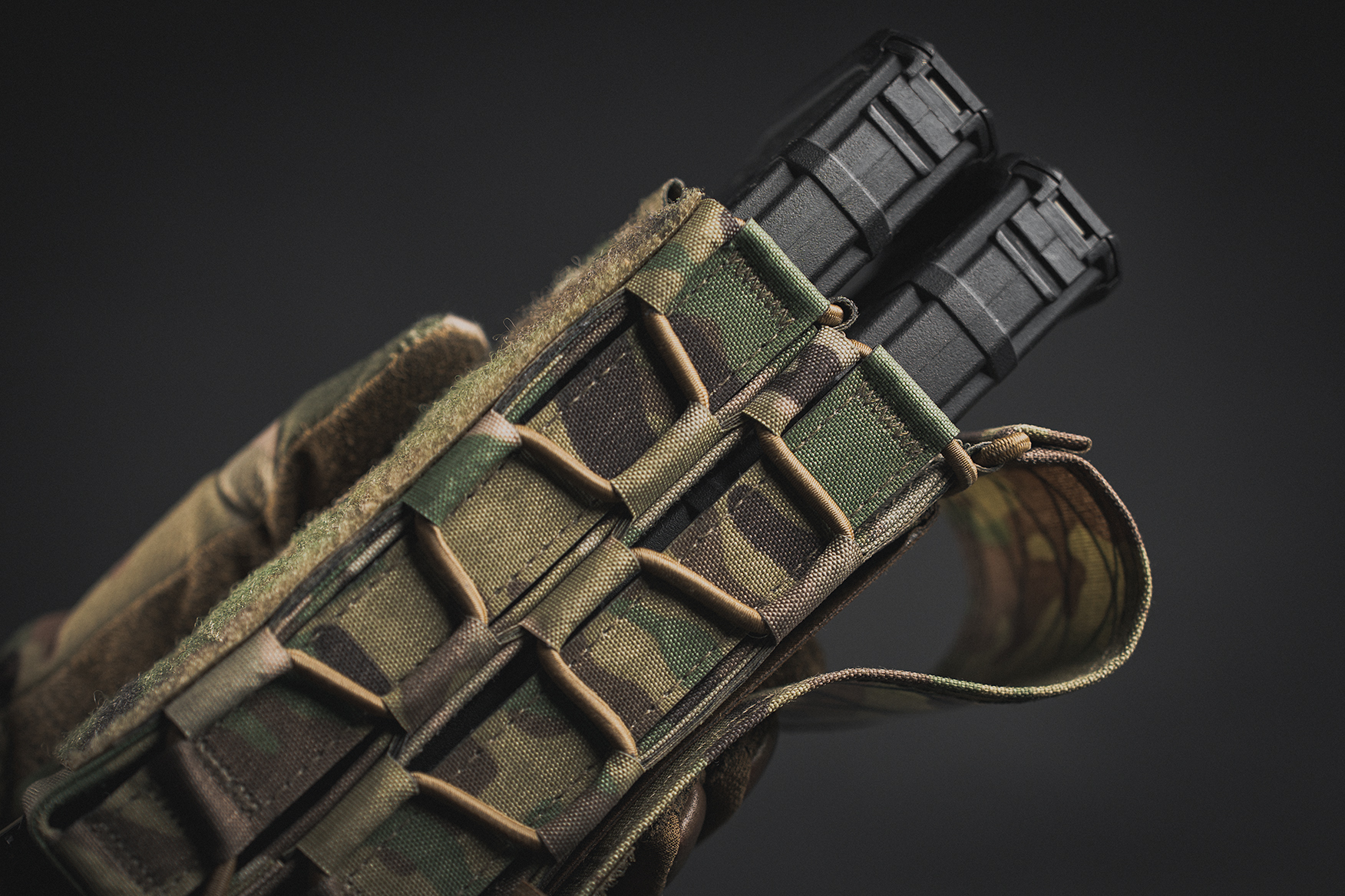 Pro-Fusion Double Rifle Pouch made using CNC robotics - Flap Retention
