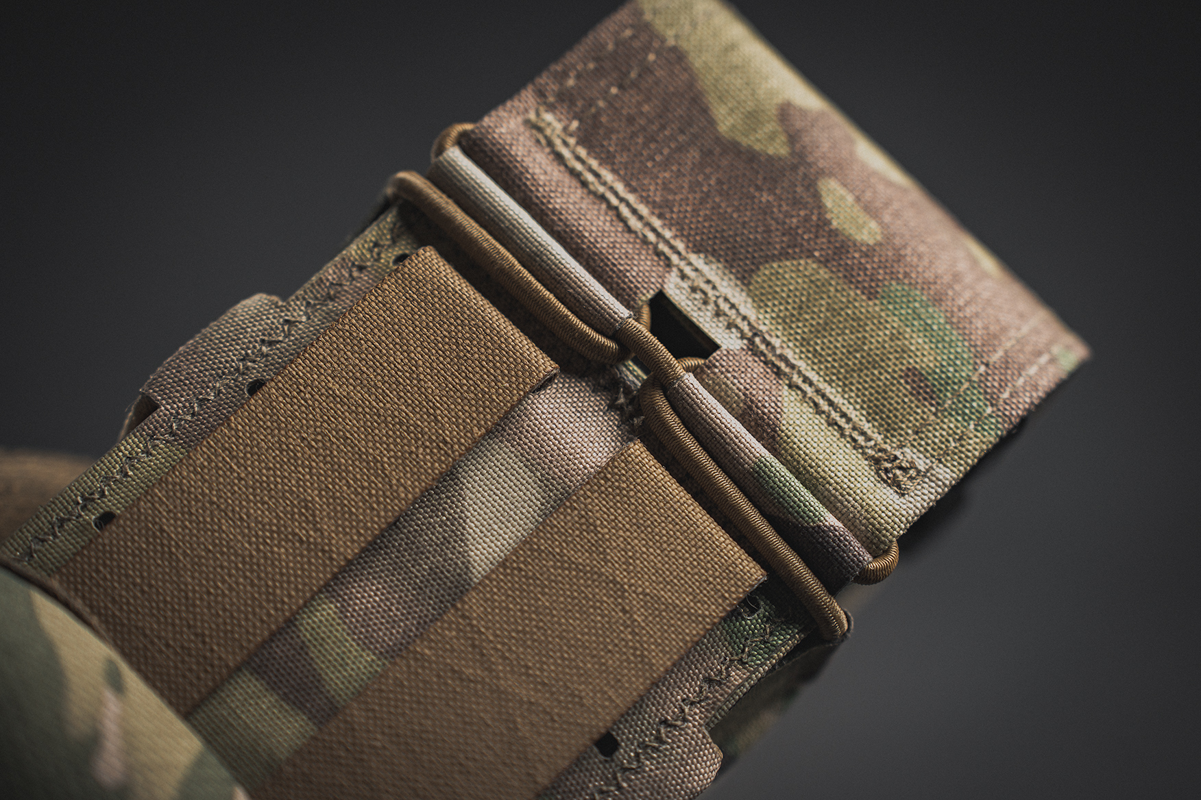 Pro-Fusion Double Rifle Magazine Pouch with Flap Retention In Multicam